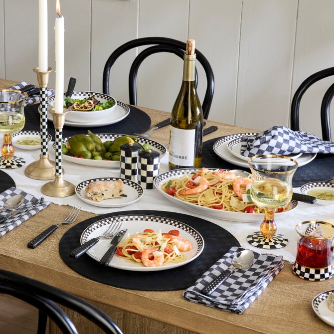 Courtly Check Everyday Oval Platters, Set of 2 image number 4