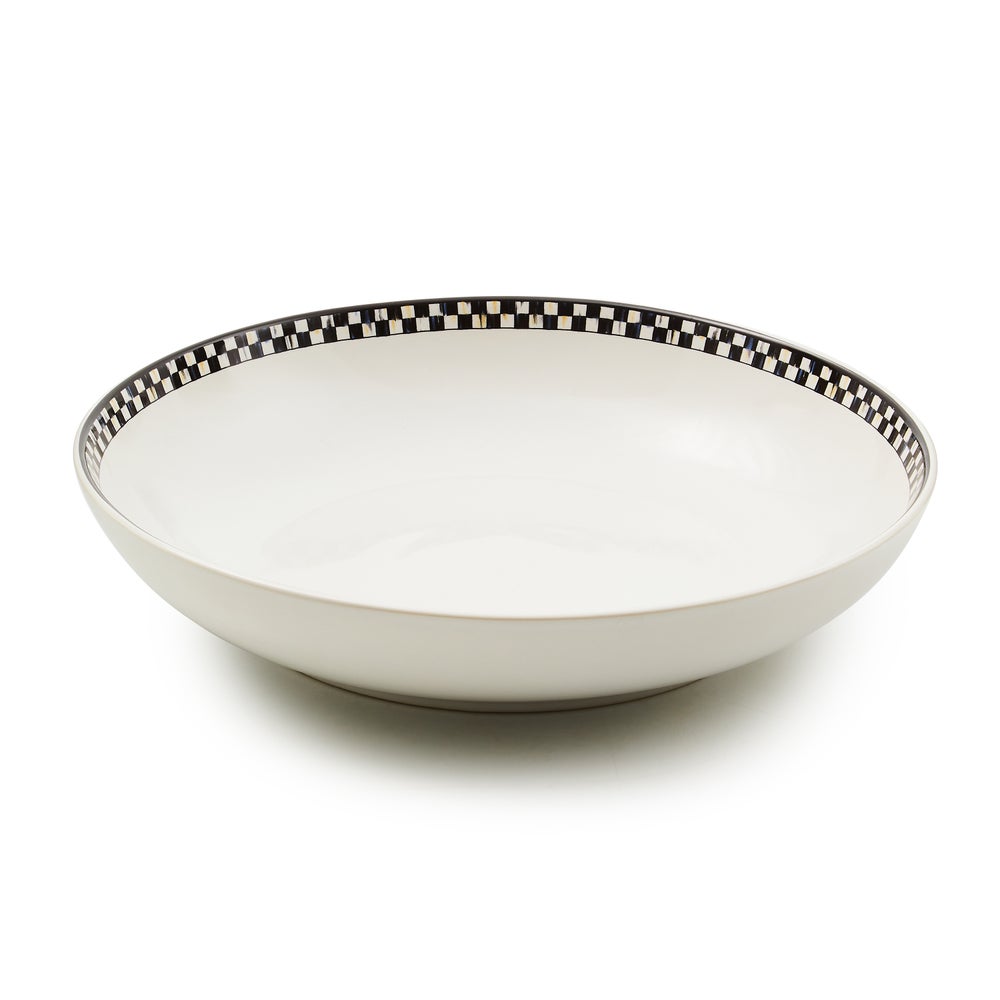 Courtly Check Everyday Serving Bowl mackenzie-childs Panama imagen 1 Courtly Check Everyday Serving Bowl mackenzie-childs Panama imagen 1