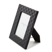 Black Faux Leather 5" x 7" Frame