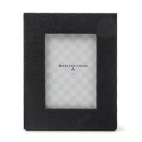 Black Faux Leather 5" x 7" Frame
