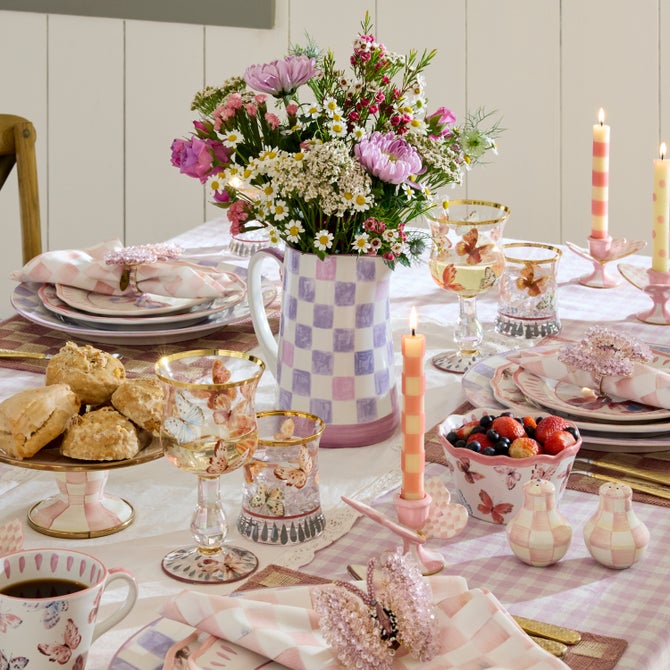 Lilac Check Pitcher image number 4