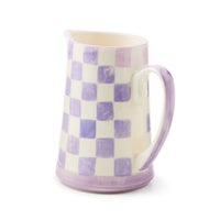 Lilac Check Pitcher