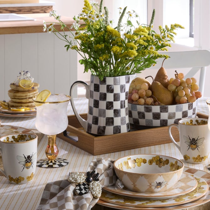 Black Check Pitcher image number 1