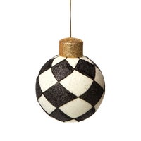 Classic Courtly Glass Ornaments, Set of 4