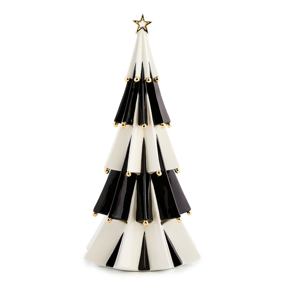 Courtly Noel Ceramic Illuminated Tree mackenzie-childs Panama imagen 1 Courtly Noel Ceramic Illuminated Tree mackenzie-childs Panama imagen 1