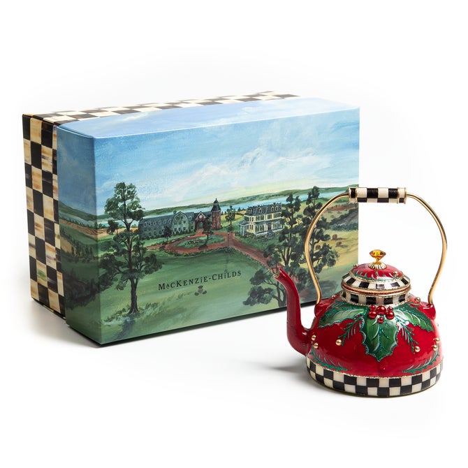 Holiday Kettle Glass Ornament image number 2