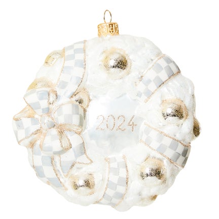 2024 Crystal Palace Wreath Glass Ornament