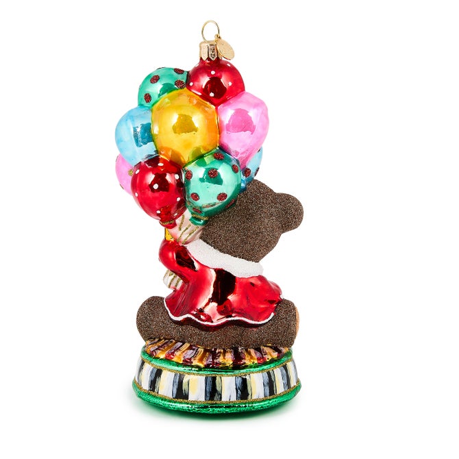 Baby's 1st Balloon Bear Glass Ornament image number 1