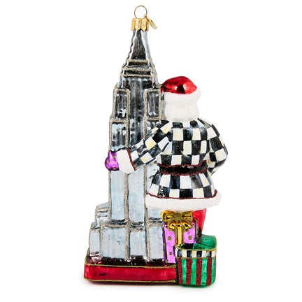 Empire State Building Glass Ornament