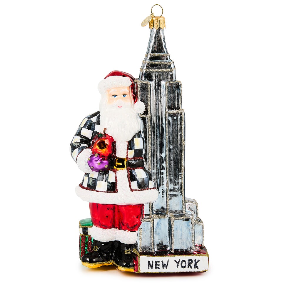 Empire State Building Glass Ornament mackenzie-childs Panama imagen 1