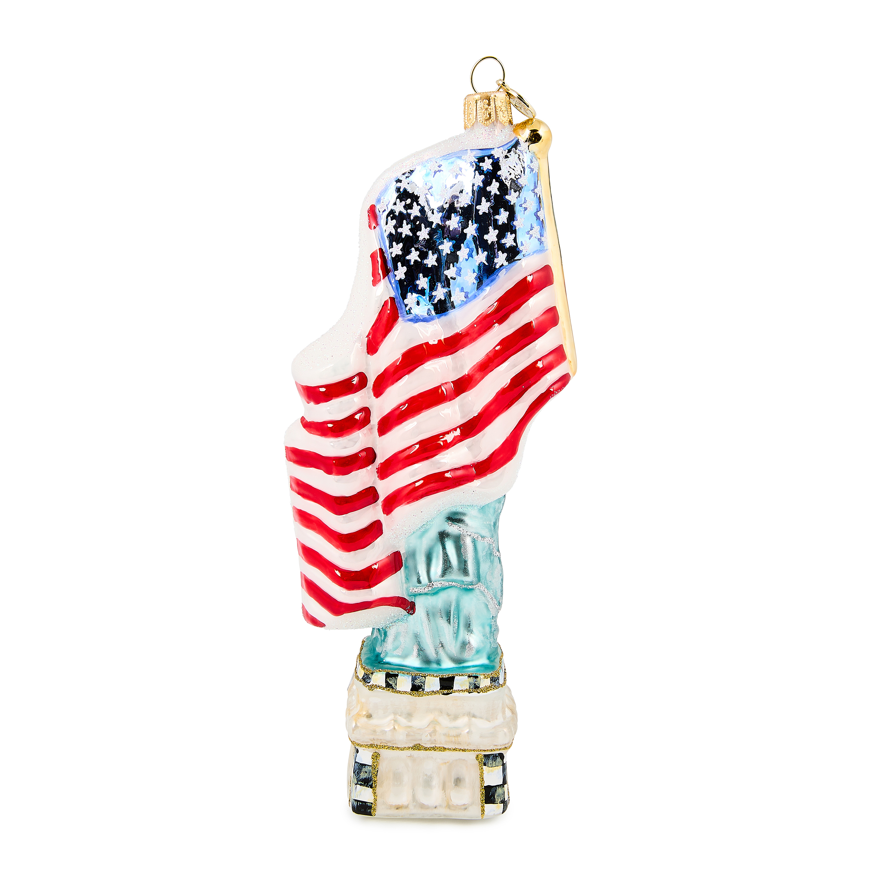 Statue of Liberty Glass Ornament