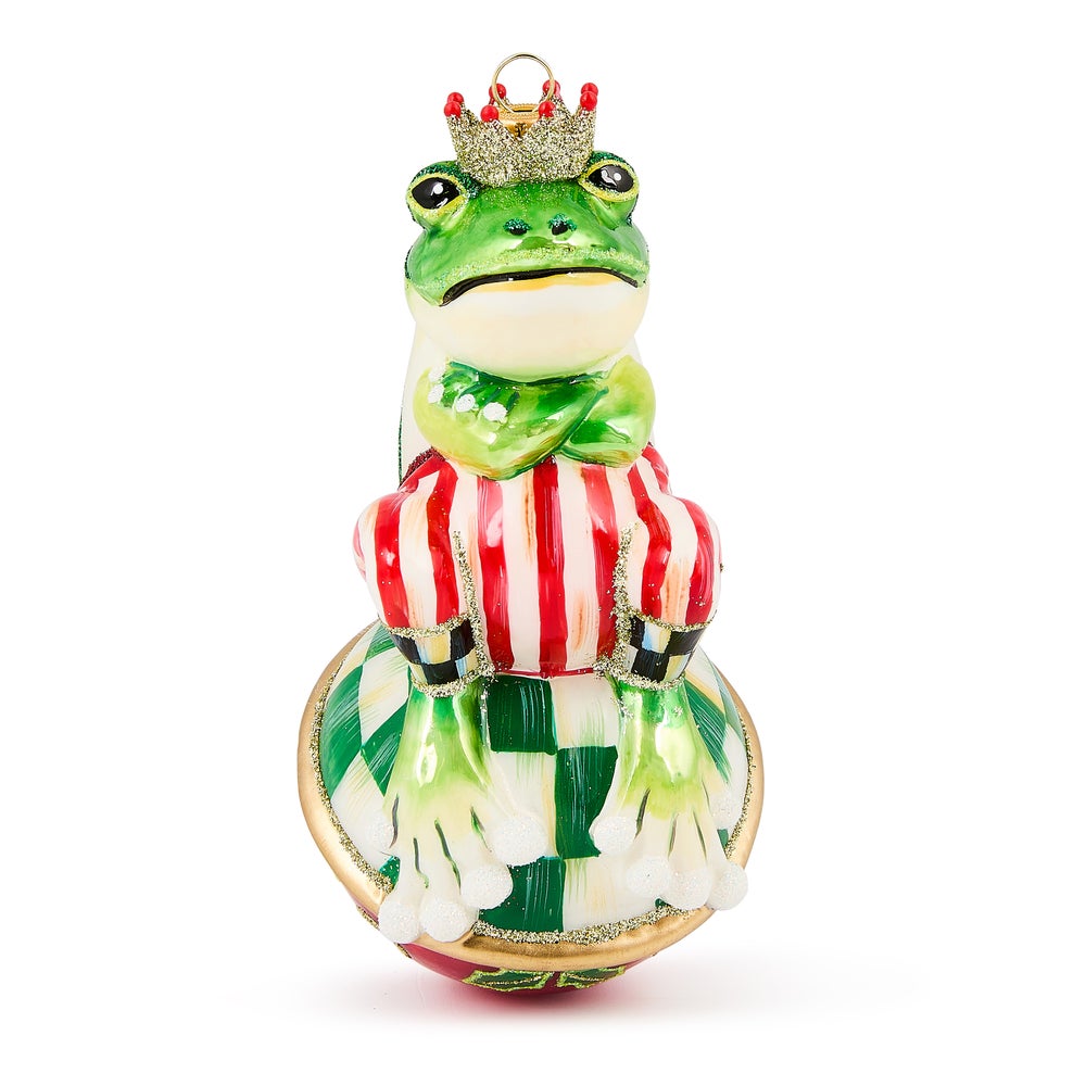 Check It Out Mr. Jingles Glass Ornament mackenzie-childs Panama imagen 1
