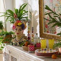 Fairy Tale Small Glass Candlestick