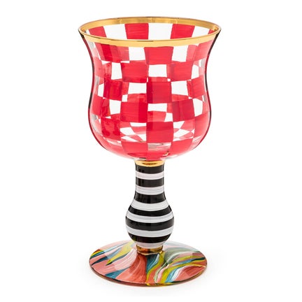 Carnival Fuchsia Wine Glass