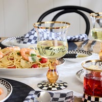 Courtly Check Glassware