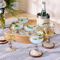 Sterling Check Glassware