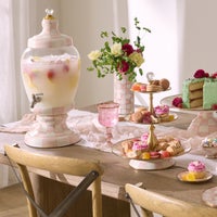 Rosy Check Wine Glass