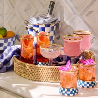 Royal Check Coupe Glass