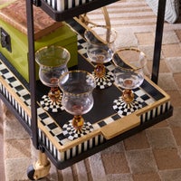 Courtly Check Coupe Glass