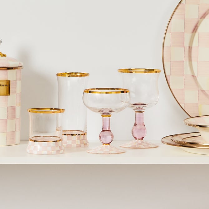 Rosy Check Coupe Glass image number 5