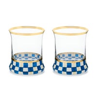 Royal Check Glassware