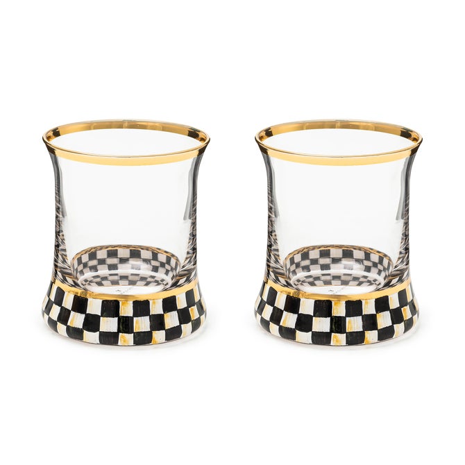 Courtly Check Tumbler Glass, Set of 2 image number 0