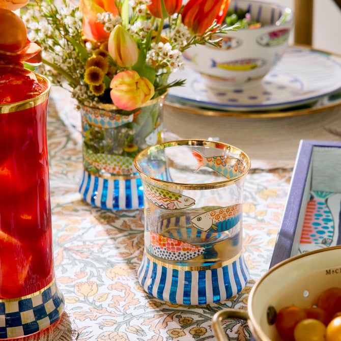 Go Fish Tumbler Glass, Set of 2 image number 3