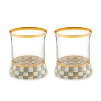 Sterling Check Glassware