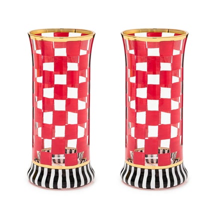 Carnival Fuchsia Highball Glass, Set of 2