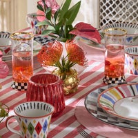 Courtly Check Highball Glass, Set of 2