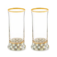 Sterling Check Glassware
