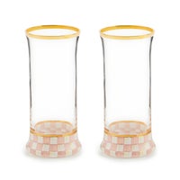 Rosy Check Glassware