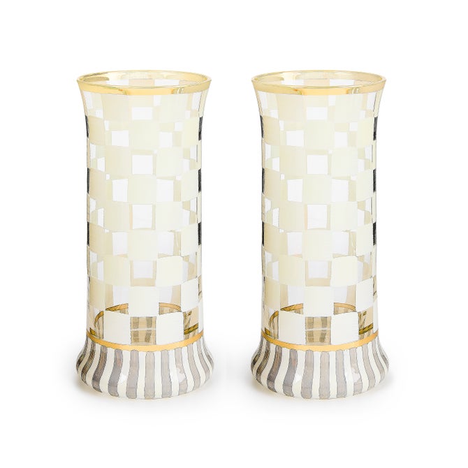 Carnival White Highball Glass, Set of 2 image number 0