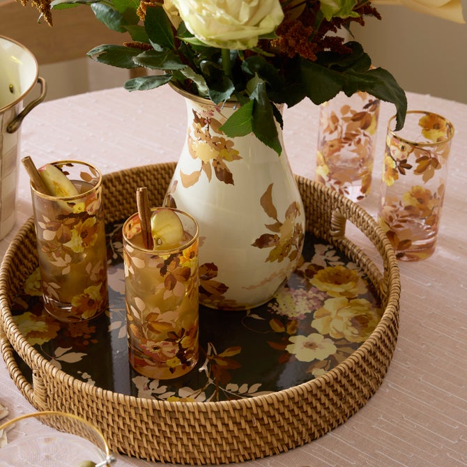 Wild Rose Highball Glass, Set of 4 image number 1