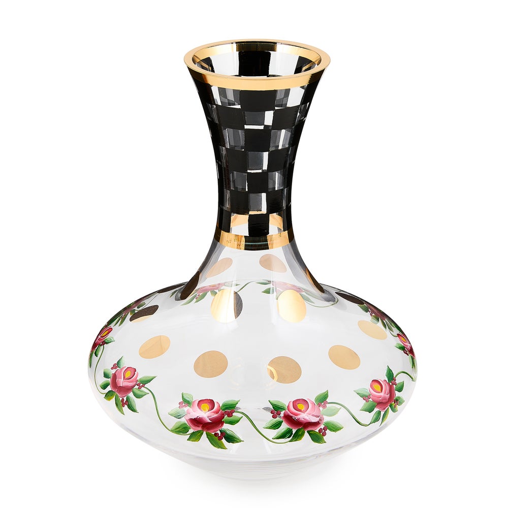 Carnival Black Wine Decanter mackenzie-childs Panama imagen 1 Carnival Black Wine Decanter mackenzie-childs Panama imagen 1
