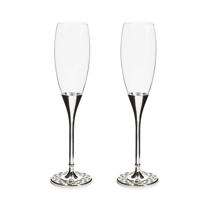 Celebrate Courtly Toasting Flutes, Set of 2 image number 0