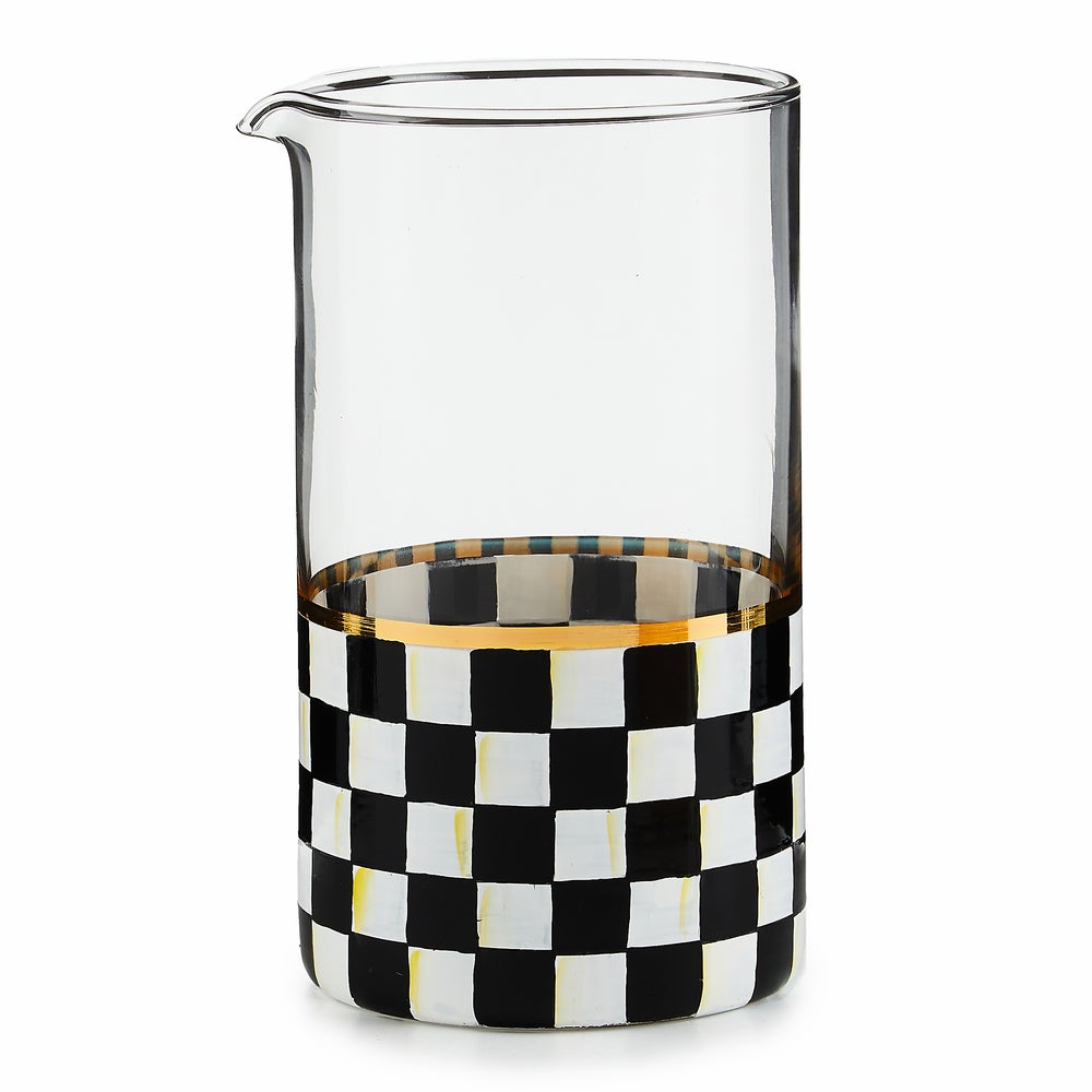 Check Mixing Glass - Courtly Check mackenzie-childs Panama imagen 1