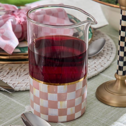 Rosy Check Mixing Glass