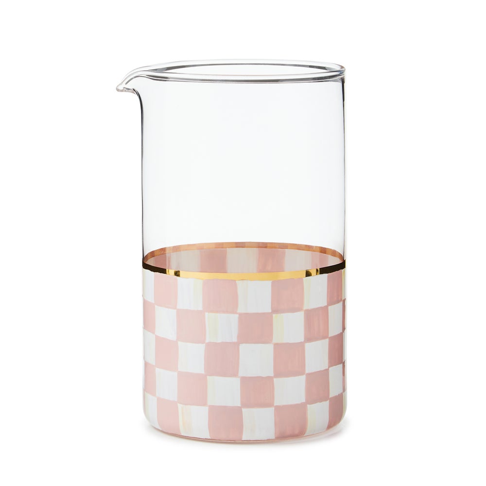 Check Mixing Glass - Rosy Check mackenzie-childs Panama imagen 1