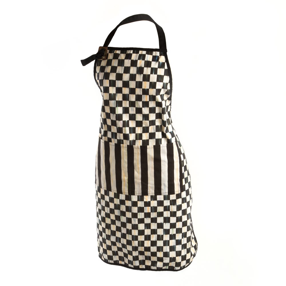 Courtly Check Bistro Apron mackenzie-childs Panama imagen 1