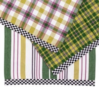 Tartan Check Assorted Woven Dish Towels, Set of 3