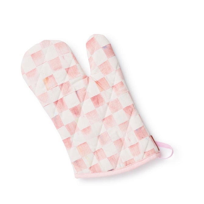 Rosy Check Oven Mitt image number 1