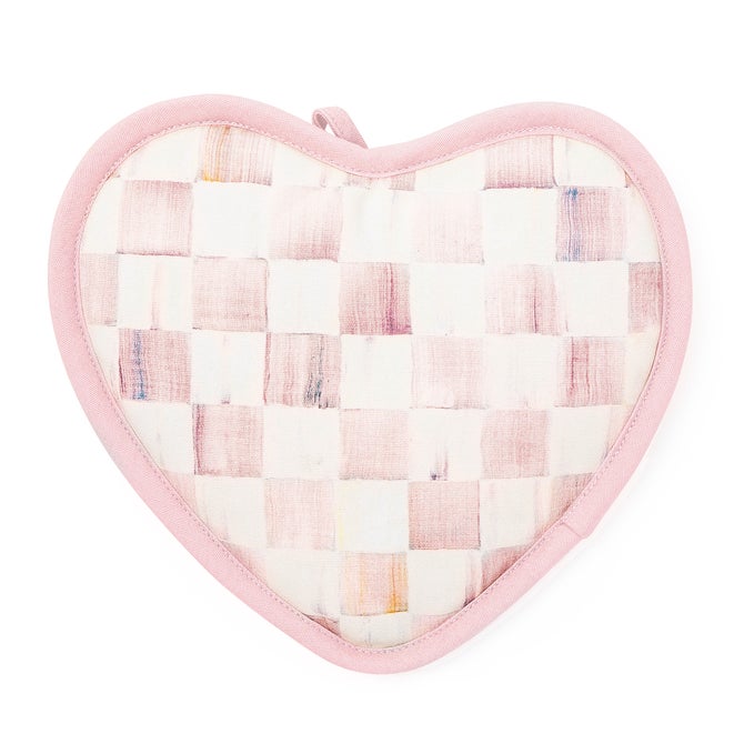 Rosy Check Heart Potholder image number 1
