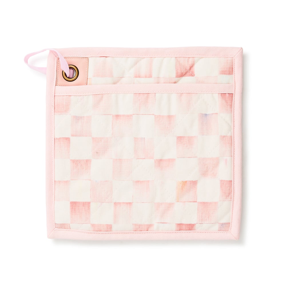 Check Potholder - Rosy Check mackenzie-childs Panama imagen 1