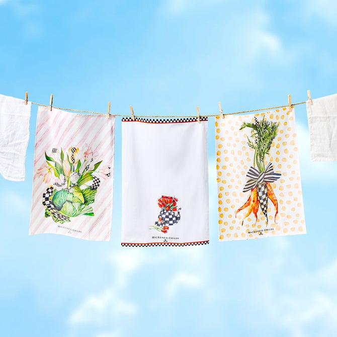 Tulip Tea Kettle Dish Towel image number 3