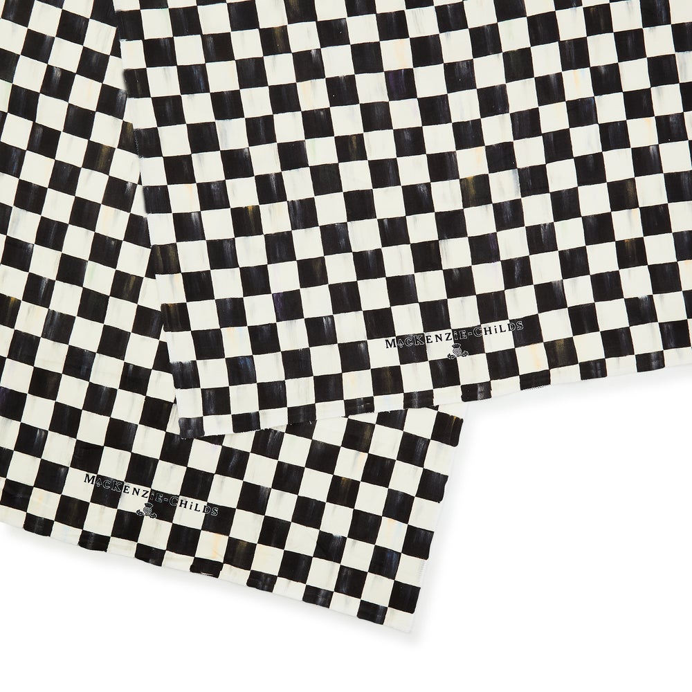 Check Printed Dish Towel - Courtly Check mackenzie-childs Panama imagen 1