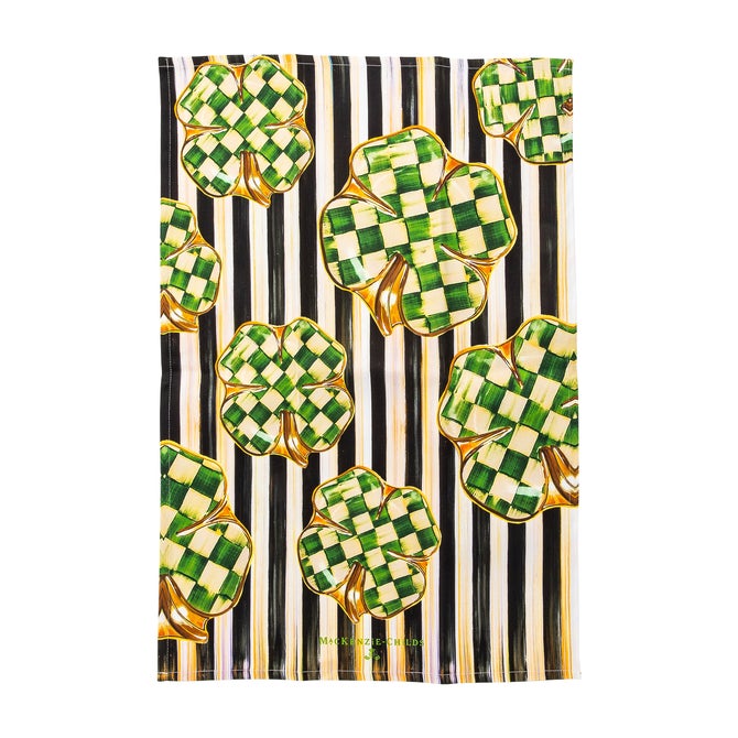 Dancing Clovers Dish Towel image number 1