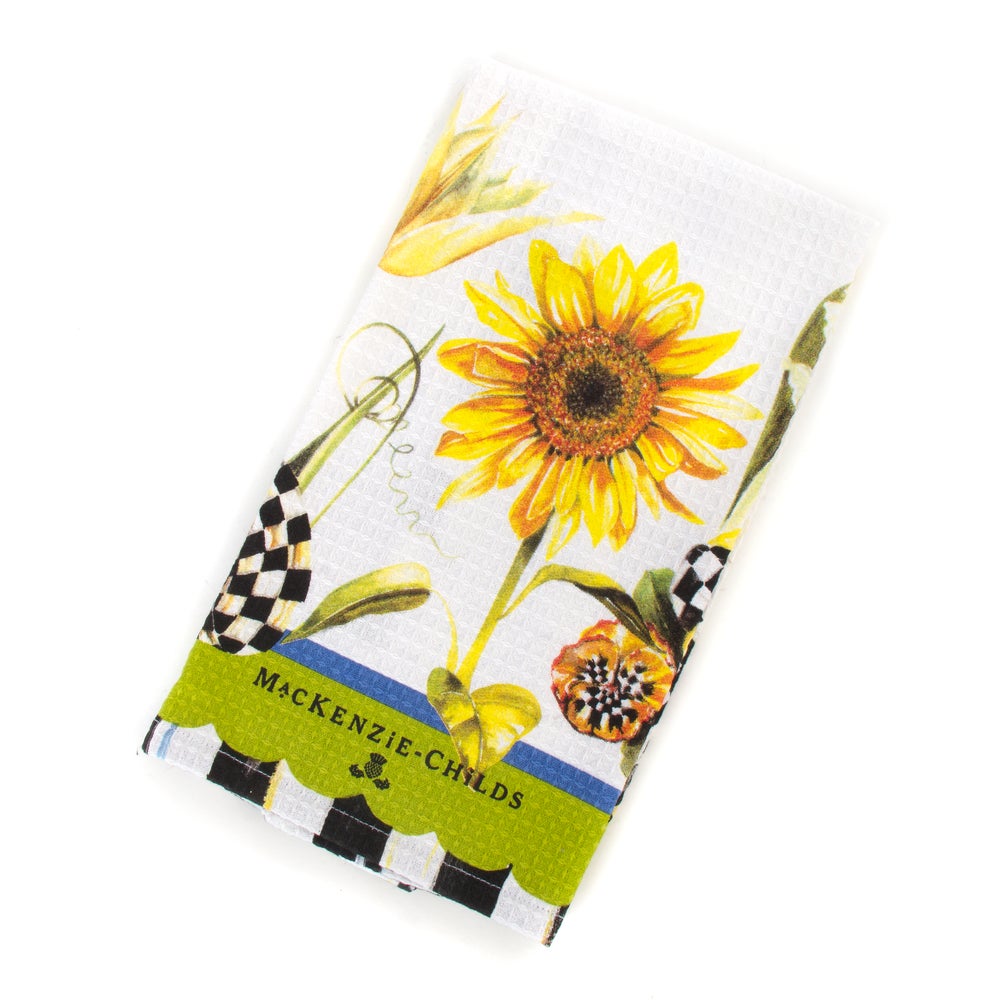 Sunflower Dish Towel mackenzie-childs Panama imagen 1