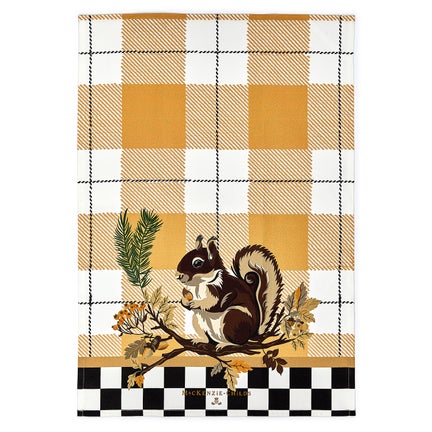 Squirrel Dish Towel Squirrel Dish Towel