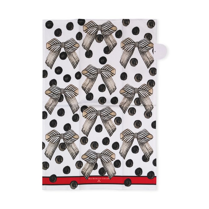 Pretty as a Bow Printed Dish Towel image number 0